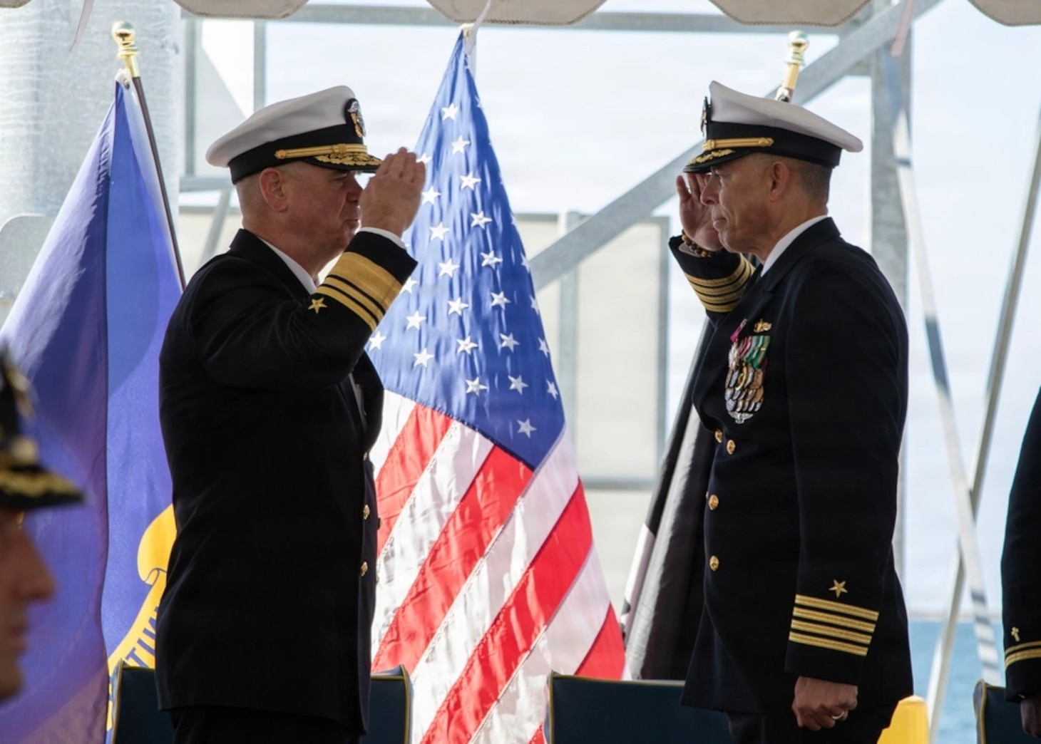 LCSRON One Holds Change of Command Ceremony