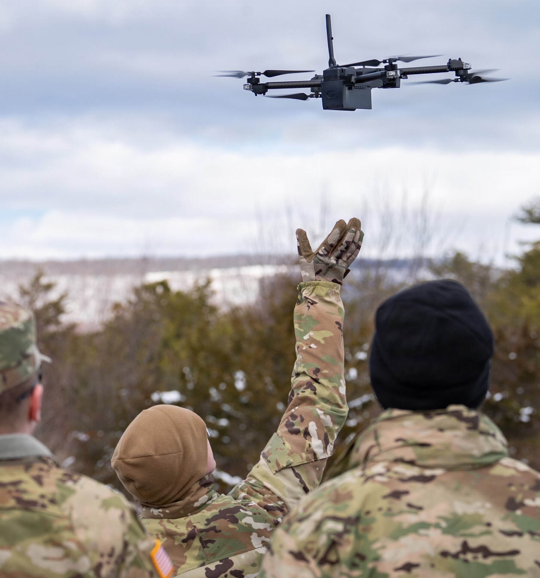 A small unmanned aircraft system operator course was conducted on Fort Indiantown Gap, Pennsylvania, Feb. 19-28, 2026. The 10-day course is conducted by the 166th Regiment - Regional Training Institute and teaches students how to properly operate small drones in large scale combat scenarios. (U.S. Army National Guard photo by Sgt. Kayden Bedwell)