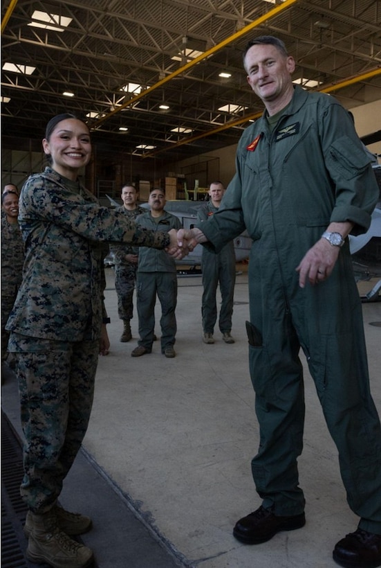 HMLA-775 conducts tactical training with Brig. Gen. Patrick Tiernan