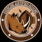Justified Accord 2026 exercise logo designed by U.S. Army Southern European Task Force, Africa public affairs office. Justified Accord 2026 is U.S. Africa Command's largest annual, multinational exercise in East Africa.