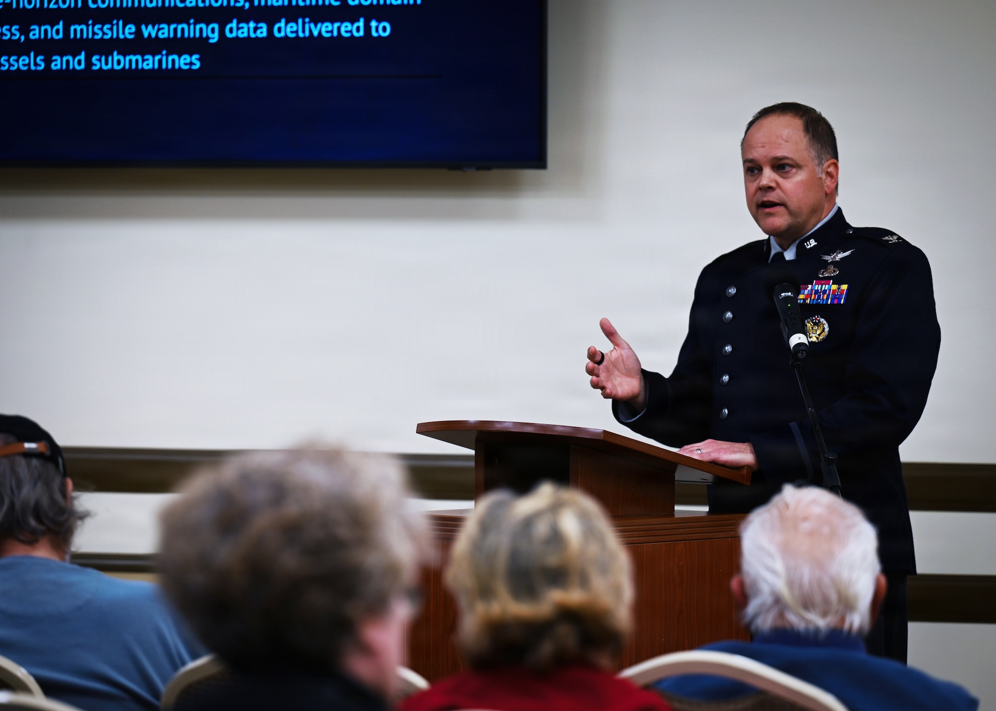 U.S. Space Force leaders hosted the first Vandenberg Mission Update speaker series at the Dick DeWees Community and Senior Center in Lompoc, Calif., Feb. 20, 2026, to share information about increased launch activity from Vandenberg Space Force Base. The event gave community members an opportunity to hear directly from Space Force leaders about the base’s mission, future growth, and its expanding role in national security space operations.

During the briefing, leaders explained that Vandenberg supports more than 54 mission partners and serves as a key location for the command and control of space assets operating globally and on orbit. Presenters discussed how missions launched and managed from Vandenberg support everyday services such as GPS navigation, weather forecasting, communications, and missile warning, while also protecting U.S. and allied interests in space.

The Mission Update also focused on transparency and community awareness as launch activity continues to increase. By answering questions and explaining safety, environmental monitoring, and noise reduction efforts, Space Force leaders reinforced their commitment to open communication and trust with the local community. The Speaker Series supports ongoing dialogue as Vandenberg continues to grow as a critical hub for national security space missions.