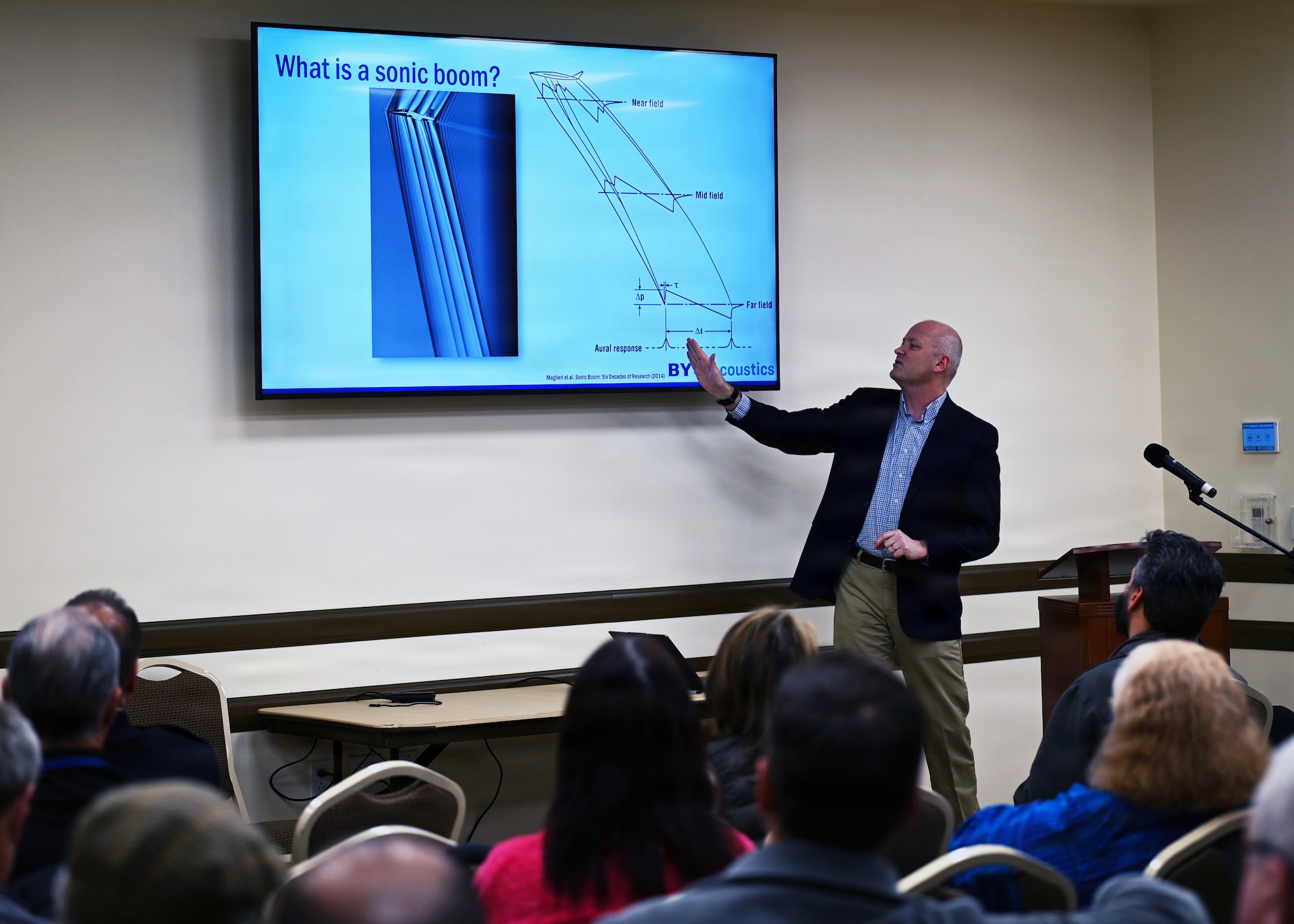 U.S. Space Force leaders hosted the first Vandenberg Mission Update speaker series at the Dick DeWees Community and Senior Center in Lompoc, Calif., Feb. 20, 2026, to share information about increased launch activity from Vandenberg Space Force Base. The event gave community members an opportunity to hear directly from Space Force leaders about the base’s mission, future growth, and its expanding role in national security space operations.

During the briefing, leaders explained that Vandenberg supports more than 54 mission partners and serves as a key location for the command and control of space assets operating globally and on orbit. Presenters discussed how missions launched and managed from Vandenberg support everyday services such as GPS navigation, weather forecasting, communications, and missile warning, while also protecting U.S. and allied interests in space.

The Mission Update also focused on transparency and community awareness as launch activity continues to increase. By answering questions and explaining safety, environmental monitoring, and noise reduction efforts, Space Force leaders reinforced their commitment to open communication and trust with the local community. The Speaker Series supports ongoing dialogue as Vandenberg continues to grow as a critical hub for national security space missions.