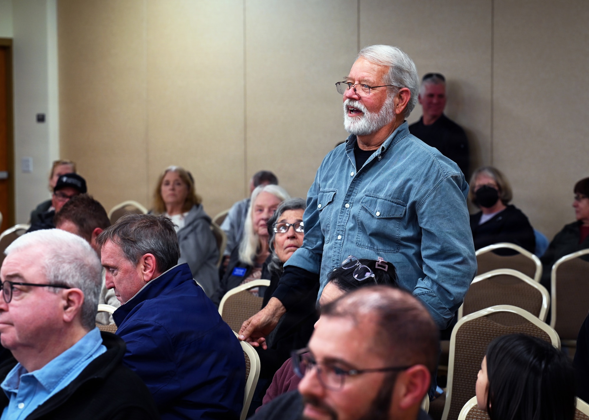 U.S. Space Force leaders hosted the first Vandenberg Mission Update speaker series at the Dick DeWees Community and Senior Center in Lompoc, Calif., Feb. 20, 2026, to share information about increased launch activity from Vandenberg Space Force Base. The event gave community members an opportunity to hear directly from Space Force leaders about the base’s mission, future growth, and its expanding role in national security space operations.

During the briefing, leaders explained that Vandenberg supports more than 54 mission partners and serves as a key location for the command and control of space assets operating globally and on orbit. Presenters discussed how missions launched and managed from Vandenberg support everyday services such as GPS navigation, weather forecasting, communications, and missile warning, while also protecting U.S. and allied interests in space.

The Mission Update also focused on transparency and community awareness as launch activity continues to increase. By answering questions and explaining safety, environmental monitoring, and noise reduction efforts, Space Force leaders reinforced their commitment to open communication and trust with the local community. The Speaker Series supports ongoing dialogue as Vandenberg continues to grow as a critical hub for national security space missions.