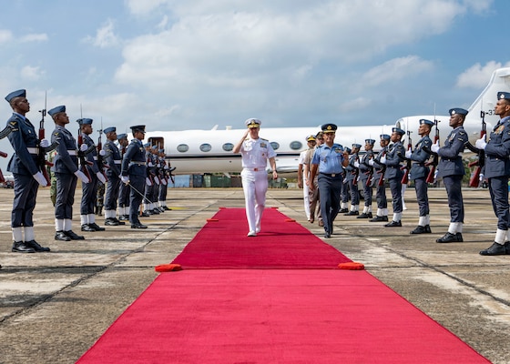 Adm. Steve Koehler, commander, U.S. Pacific Fleet, travels to Colombo, Sri Lanka