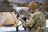 A small unmanned aircraft system operator course was conducted on Fort Indiantown Gap, Pennsylvania, Feb. 19-28, 2026. The 10-day course is conducted by the 166th Regiment - Regional Training Institute and teaches students how to properly operate small drones to use in large scale combat scenarios. (U.S. Army National Guard photo by Sgt. Kayden Bedwell)