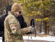 A small unmanned aircraft system operator course was conducted on Fort Indiantown Gap, Pennsylvania, Feb. 19-28, 2026. The 10-day course is conducted by the 166th Regiment - Regional Training Institute and teaches students how to properly operate small drones in large scale combat scenarios. (U.S. Army National Guard photo by Sgt. Kayden Bedwell)