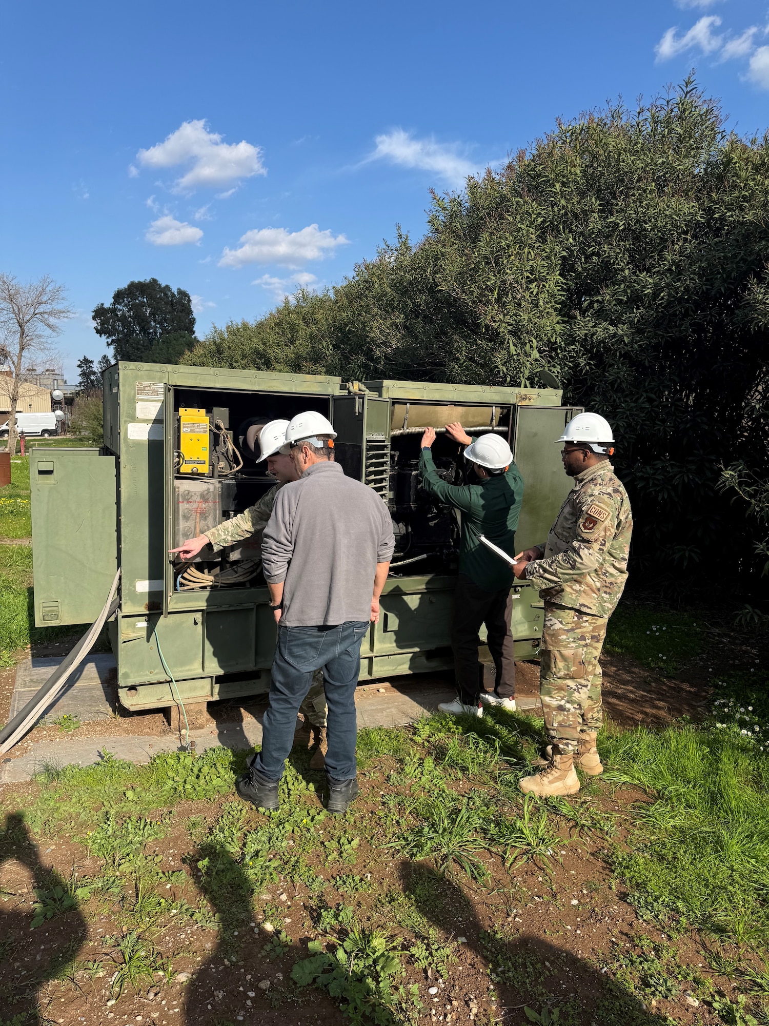 Members of the 39th Contracting Squadron provide a quality assurance check