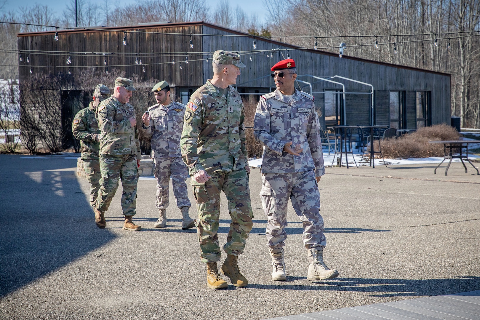 The West Virginia National Guard welcomed the Qatar Armed Forces Military Police Forces commander and senior leaders during a tour of Scouting America facilities at the Summit Bechtel Reserve in Glen Jean, West Virginia, on Feb. 13, 2026.