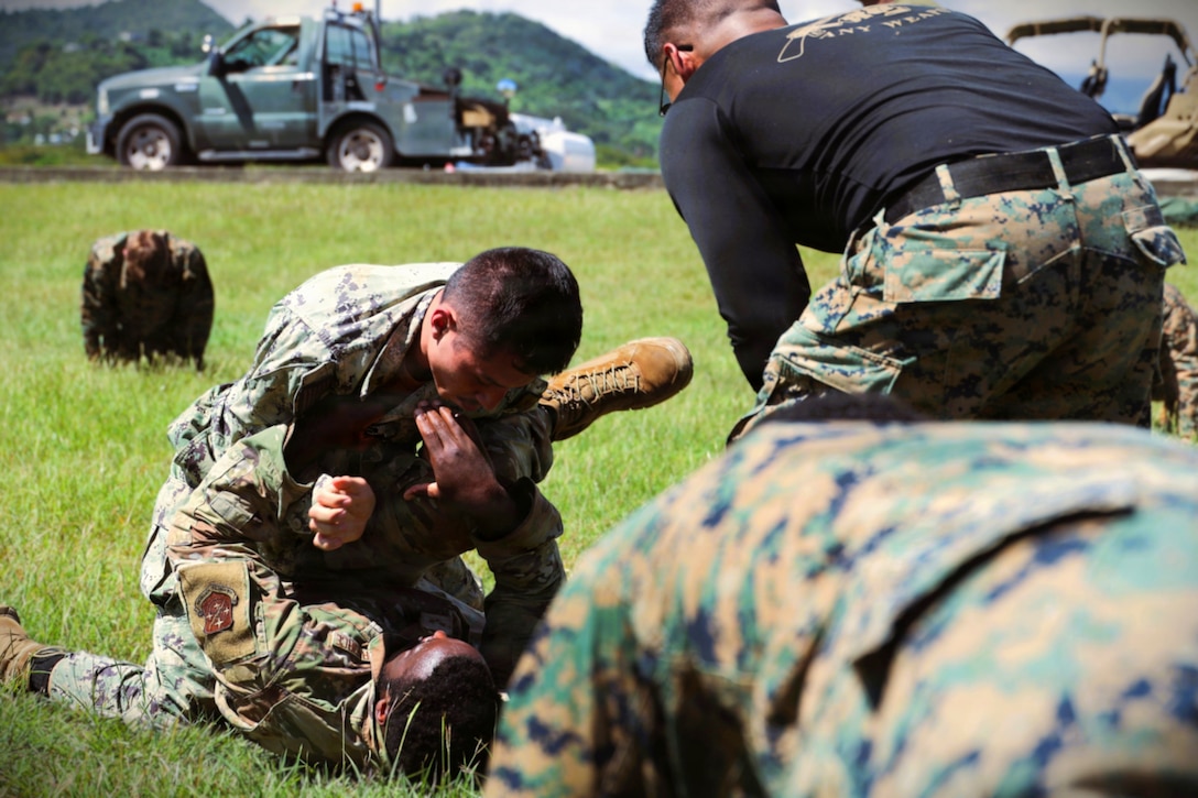 VMFA-225 Holds joint MCMAP course in Puerto Rico