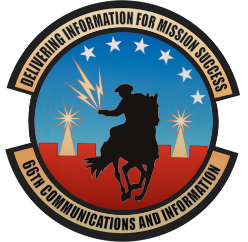 A logo featuring a man riding on a horse, with three lightning bolts coming from his right hand. Six stars adorn the sky above him, and a tower of light flanks him on either side.