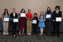 Award nominees pose for a photo together