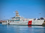 The USCGC Vincent Danz (WPC 1162), seen here moored in Key West, Florida, the day prior to its official acceptance as the U.S. Coast Guard's newest cutter on Feb. 26, 2026. The cutter is named for Vincent Danz, a New York City police officer and U.S. Coast Guard reservist who made the ultimate sacrifice on Sept. 11, 2001, while responding to the attacks on the World Trade Center. (U.S. Coast Guard photo)