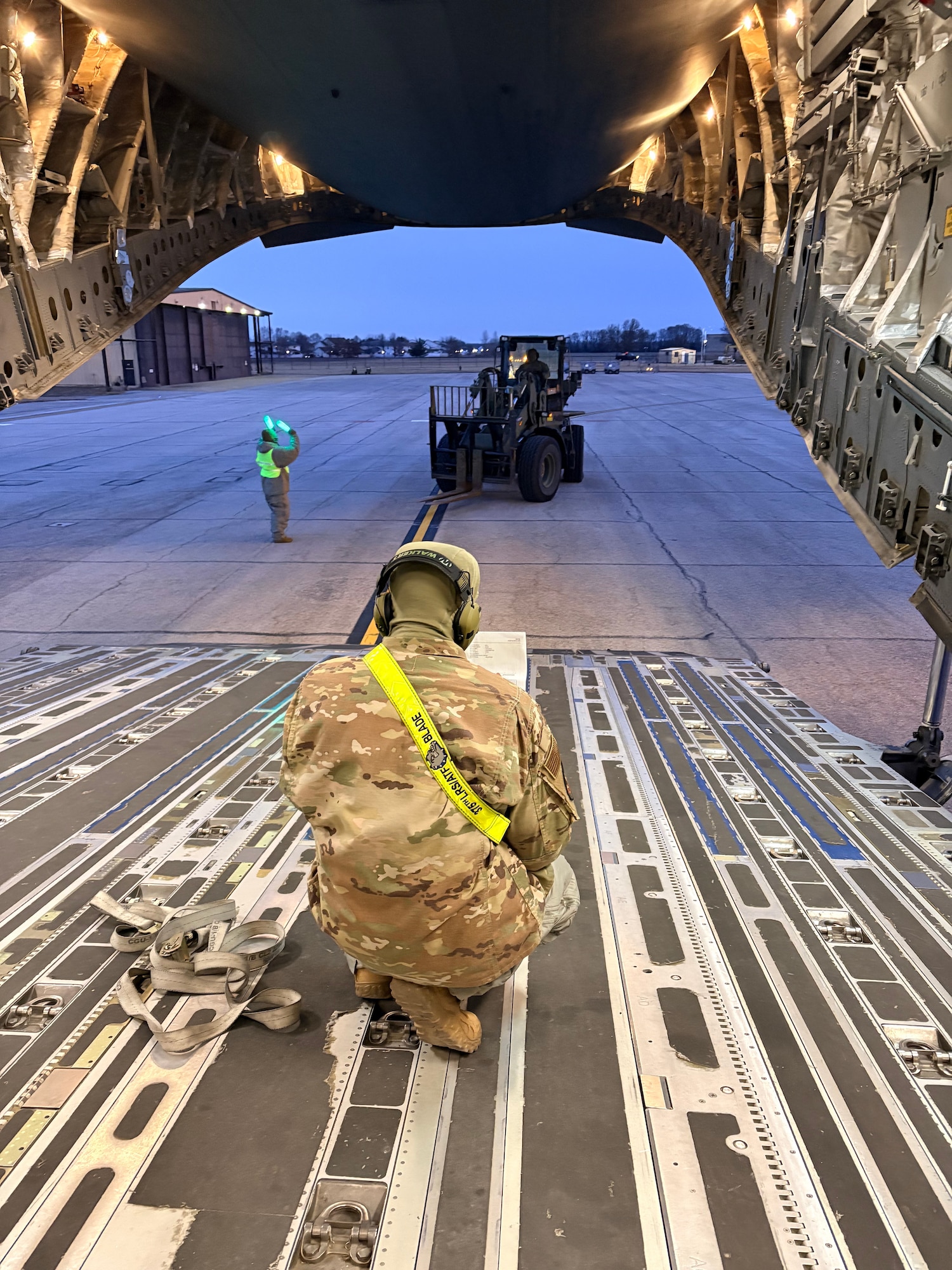 Known as the “Mobility Machine,” Airmen from the 375th Logistics Readiness Squadron’s Air Transportation Function Vehicle Maintenance, and Installation Plans and Integration section worked to move mission-critical equipment across the country in late January for snow relief and presidential support missions.