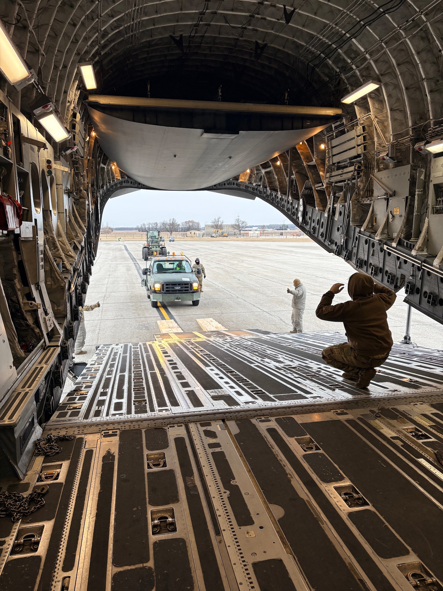 Known as the “Mobility Machine,” Airmen from the 375th Logistics Readiness Squadron’s Air Transportation Function Vehicle Maintenance, and Installation Plans and Integration section worked to move mission-critical equipment across the country in late January for snow relief and presidential support missions.
