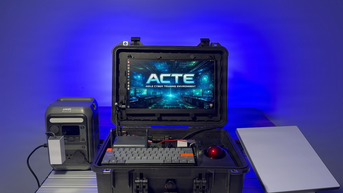 The Agile Cyber Training Environment, or ACTE, is a self-contained, portable cyber training and development platform, invented by U.S. Air Force Senior Master Sgt. Taylor Gow on Otis Air National Guard Base, Massachusetts.