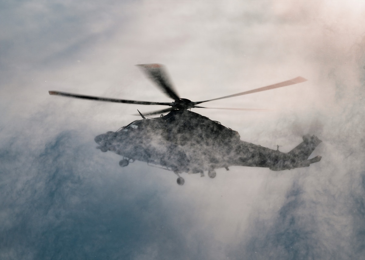 A 582nd Helicopter Group MH-139 Grey Wolf lands at Launch Facility E-10 near Pine Bluffs, Wyo., Feb. 19, 2026. The MH-139 is part of Air Force Global Strike Command’s helicopter modernization effort to replace the UH-1N Huey and enhance security response, convoy escort and airlift capabilities across the intercontinental ballistic missile enterprise. (U.S. Air Force photo by Staff Sgt. Michael A. Richmond)