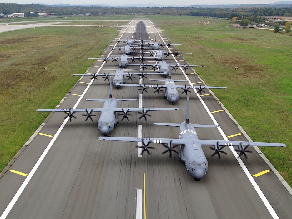 C-130's on the flightline