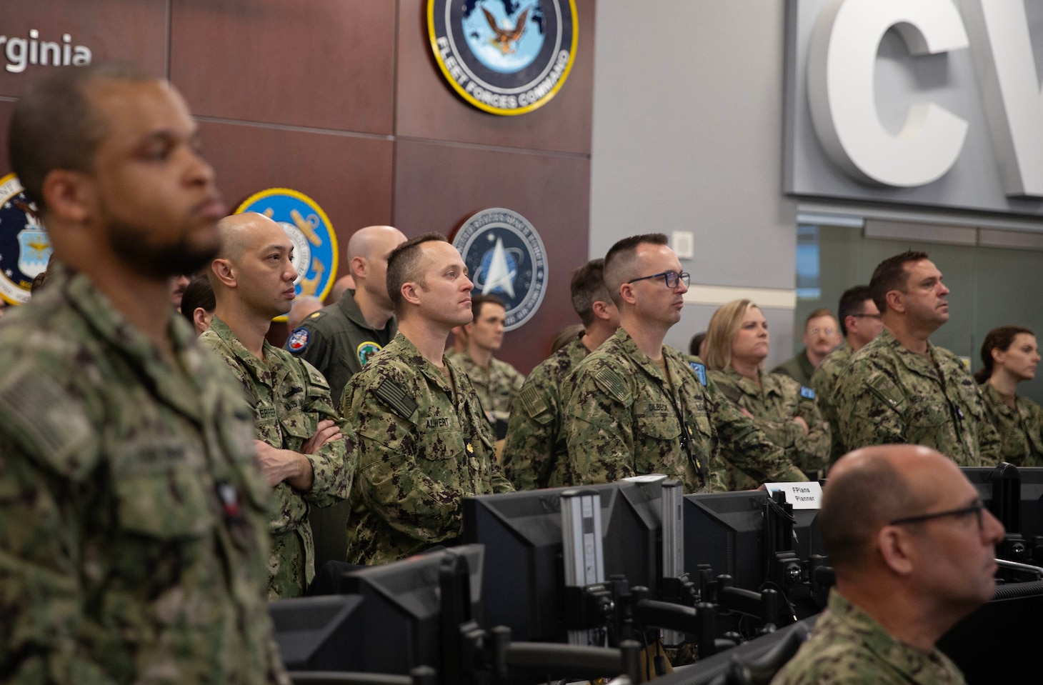 Navy Reserve Sailors from U.S. Fleet Forces, U.S. 2nd Fleet, and U.S. 4th Fleet at the Navy Warfare Development Center in Norfolk, Virginia, for MAKO Challenge 2026 from Feb. 19-22. The MAKO series is designed to provide Reserve Sailors hands-on experience within the Operational Level of War environment including a Maritime Operations Center scenario.