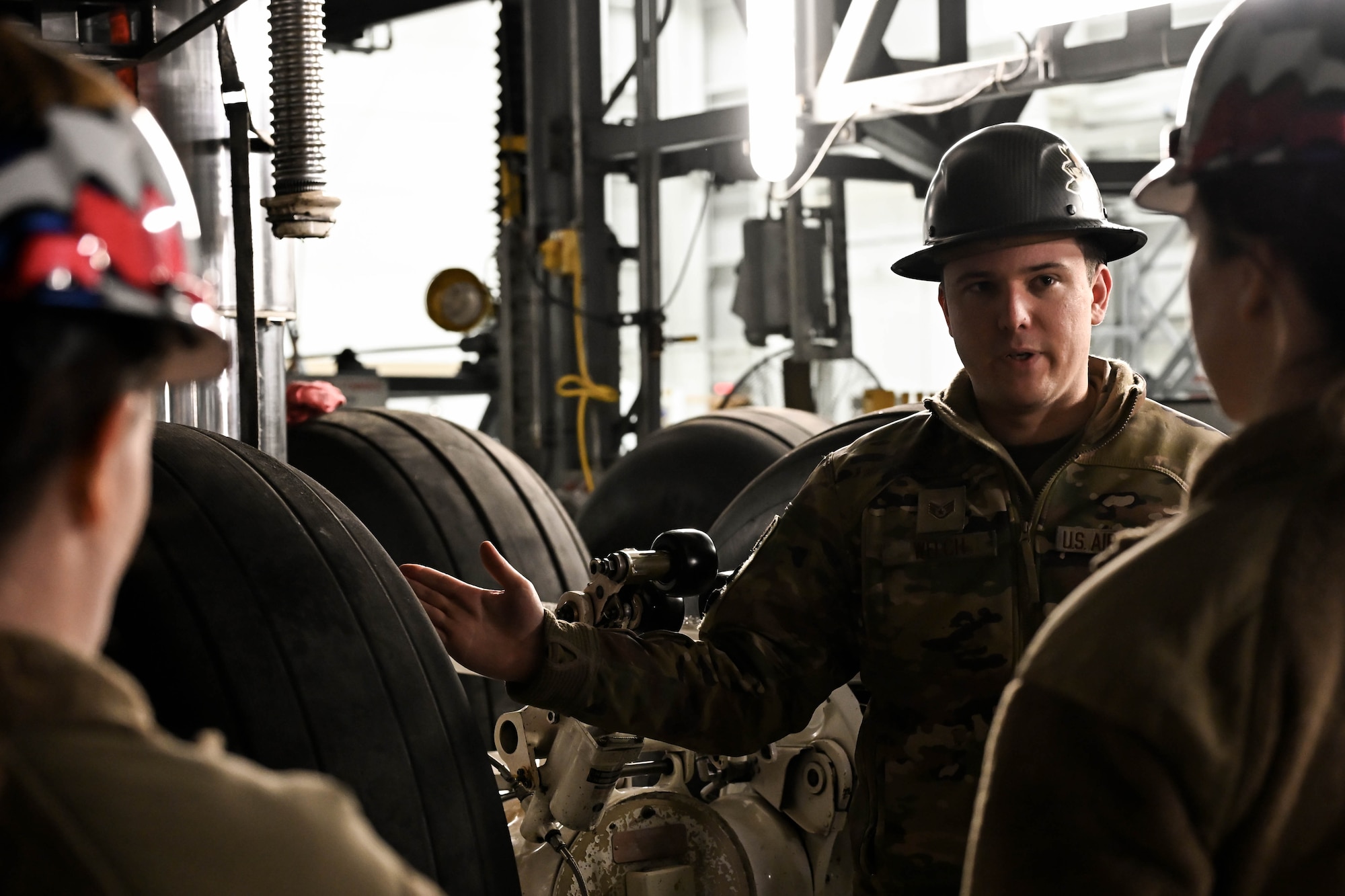 Airmen assigned to Dover toured key mission areas during the newly established Wing Orientation Program to better understand how Team Dover generates and sustains global airlift operations, Feb. 17, 2026.