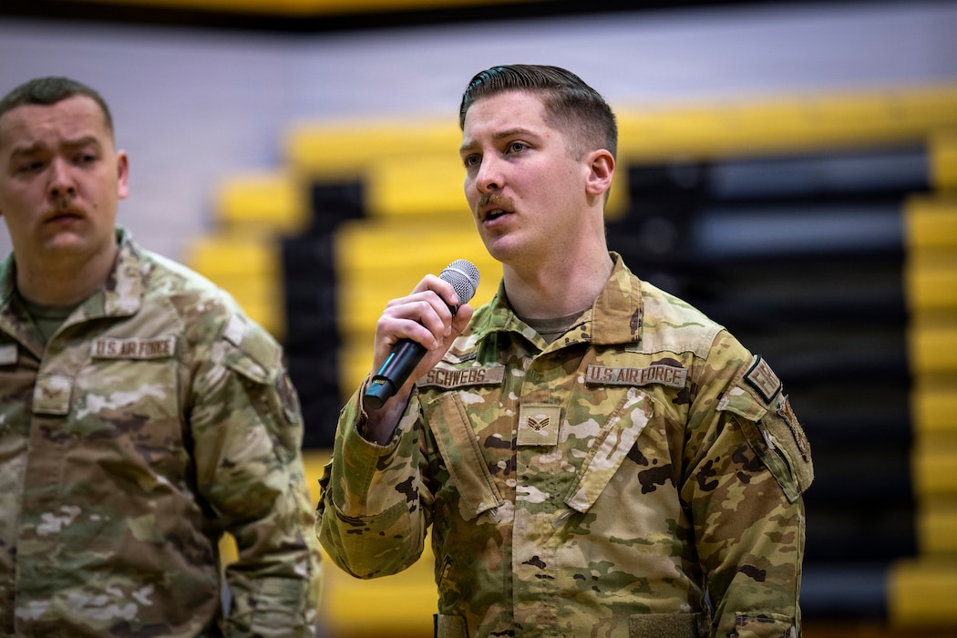 During Saluting Our Aviation Roots (SOAR) week in Valdosta, Airmen provided demonstration that gave students a closer look at the tools used during search and rescue operations.