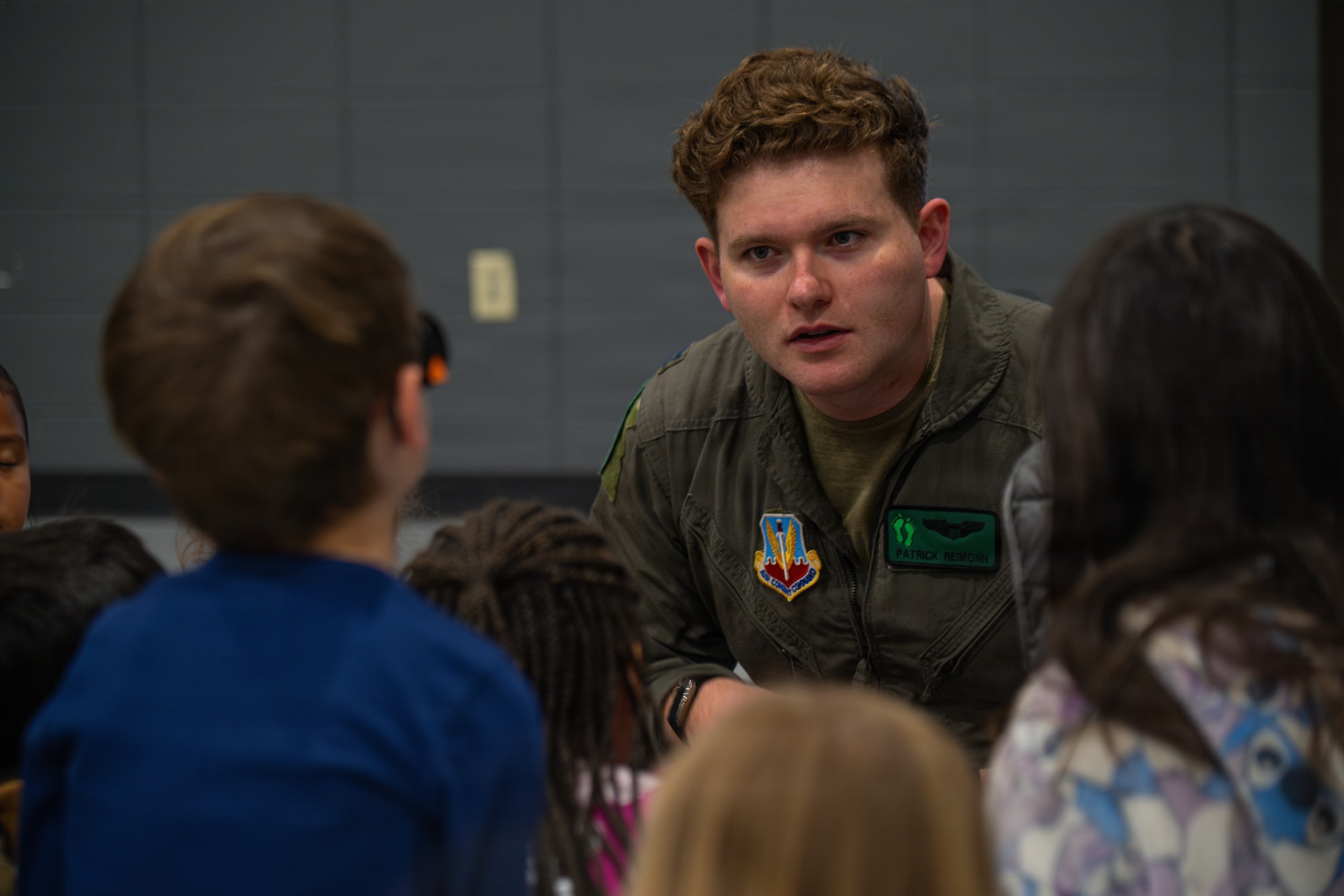 During Saluting Our Aviation Roots (SOAR) week in Valdosta, Airmen provided demonstration that gave students a closer look at the tools used during search and rescue operations.