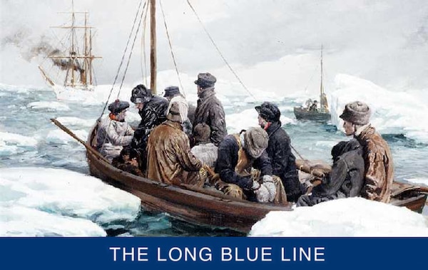 Painting showing Cutter Bear rescuing shipwrecked whalers. (U.S. Coast Guard)