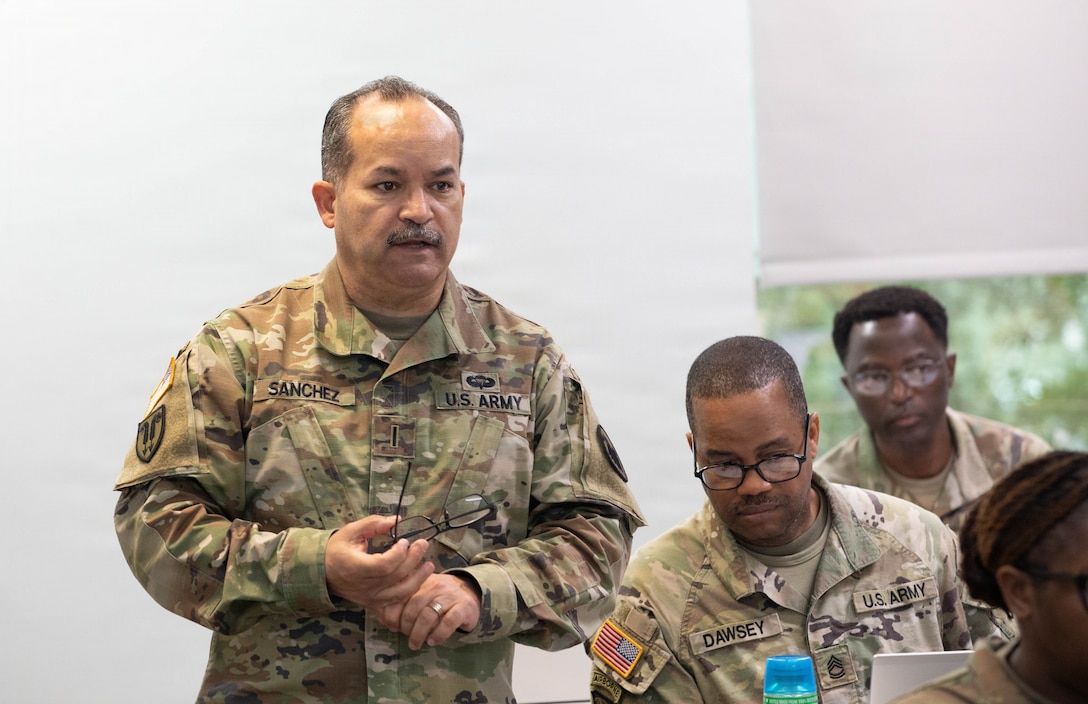 U.S. Army Reserve's 143rd Sustainment Command (Expeditionary) conducts GCSS Army workshop