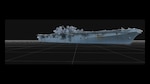 3D model shows exterior of USS Bonhomme Richard (LHD-6)