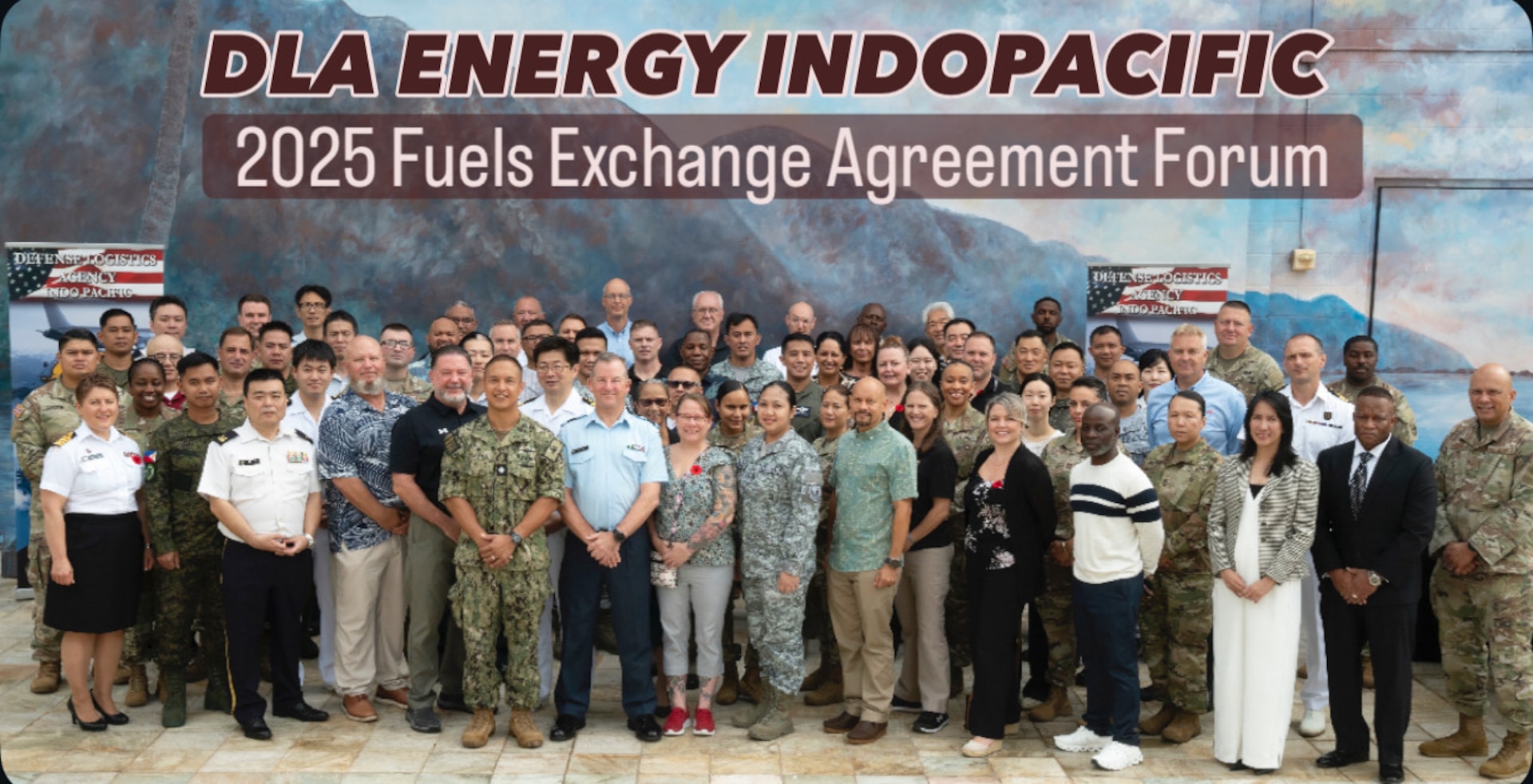 A group of people pose for a photo.