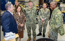 NUWC Division Newport’s role in developing undersea robotic autonomous systems focus of visit by Submarine Group Two commander