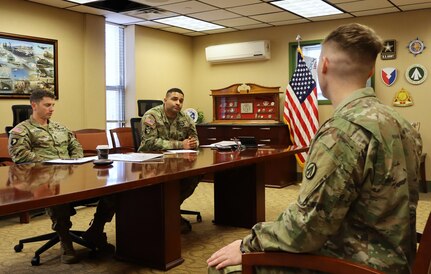Army Reserve Soldier presented with transportation brigade's "Soldier of the Quarter" award