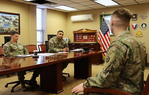 Army Reserve Soldier presented with transportation brigade's "Soldier of the Quarter" award