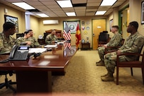 Army Reserve Soldier presented with transportation brigade's "Soldier of the Quarter" award