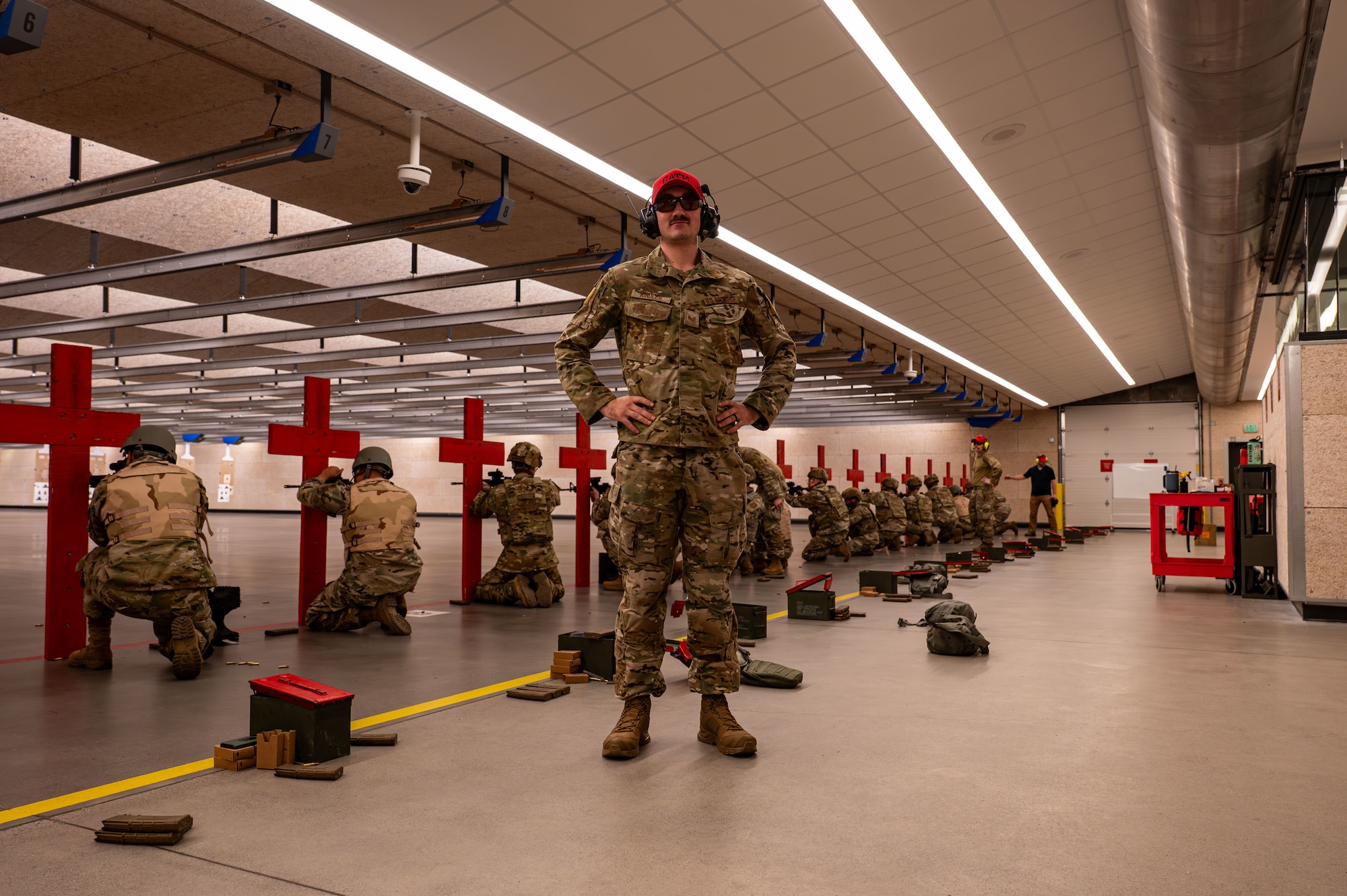 Airman poses for a photo