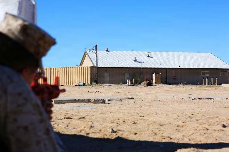 Exercise aboard Marine Corps Logistics Base Barstow.