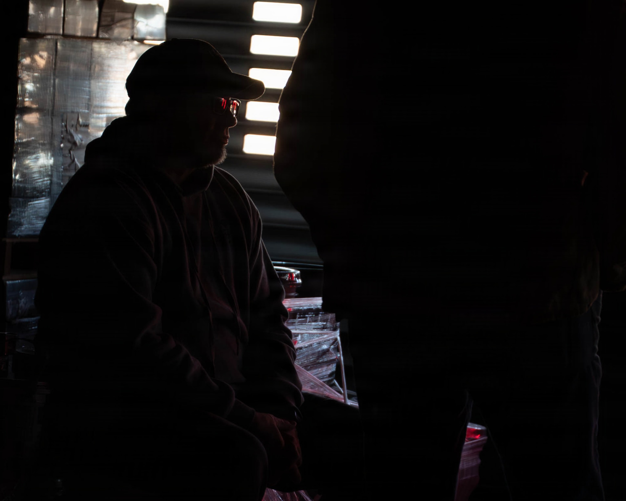 A 56th Civil Engineer Squadron contractor observes renovation efforts inside the 56th Fighter Wing’s Fire Station 2, Dec. 5, 2025, at Luke Air Force Base, Arizona.