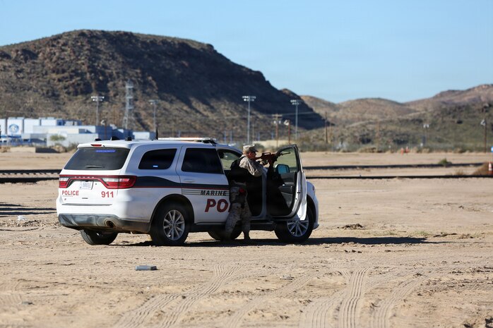 Exercise aboard Marine Corps Logistics Base Barstow.