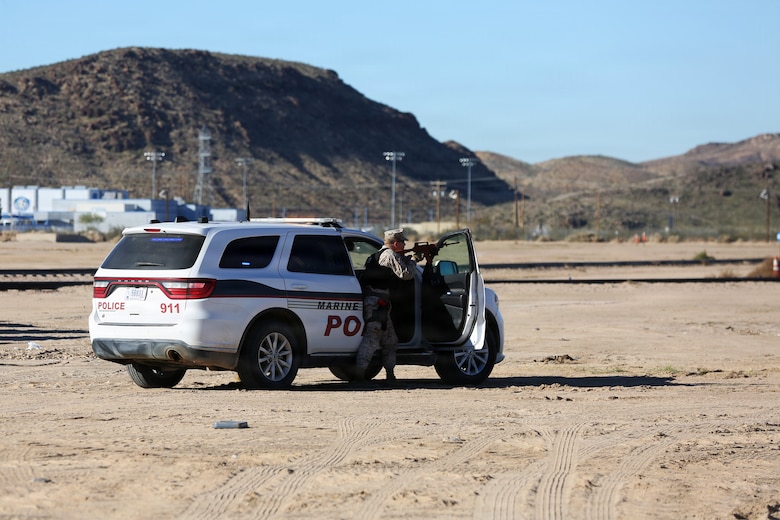 Exercise aboard Marine Corps Logistics Base Barstow.