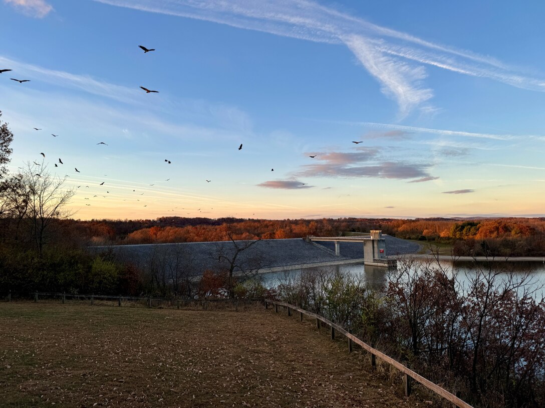 One of twelve winning photos from the Philadelphia District's 2025 Northern Area Photo Contest. Participants were encouraged to submit their best photos of the District’s 5 dams in Eastern Pennsylvania: Blue Marsh Lake, Beltzville Dam, Francis E. Water Dam, Prompton Dam, General Edgar Jadwin Dam and adjacent state park areas.

Fall Category, Early Morning Flight, Blue Marsh Lake, Photo by Alexis Albu