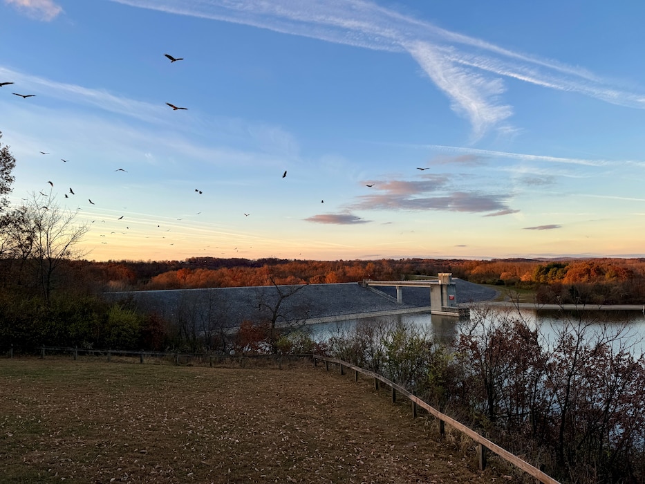 One of twelve winning photos from the Philadelphia District's 2025 Northern Area Photo Contest. Participants were encouraged to submit their best photos of the District’s 5 dams in Eastern Pennsylvania: Blue Marsh Lake, Beltzville Dam, Francis E. Water Dam, Prompton Dam, General Edgar Jadwin Dam and adjacent state park areas.

Fall Category, Early Morning Flight, Blue Marsh Lake, Photo by Alexis Albu