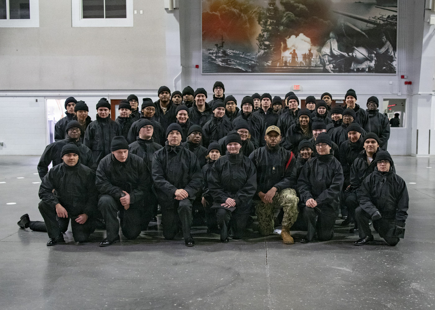 More than 1,000 recruits from ten divisions at Recruit Training Command celebrated Christmas off-base with local organizations through the Adopt-Sailor program. Training is approximately nine-weeks at the Navy's only boot camp.