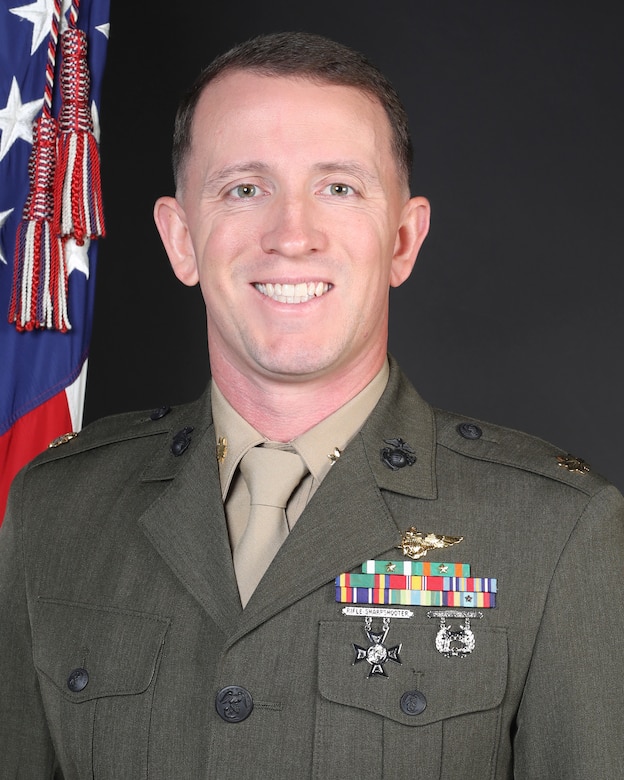 Major Alec A. Rackish, Chief Operational Test Director, VMX-1