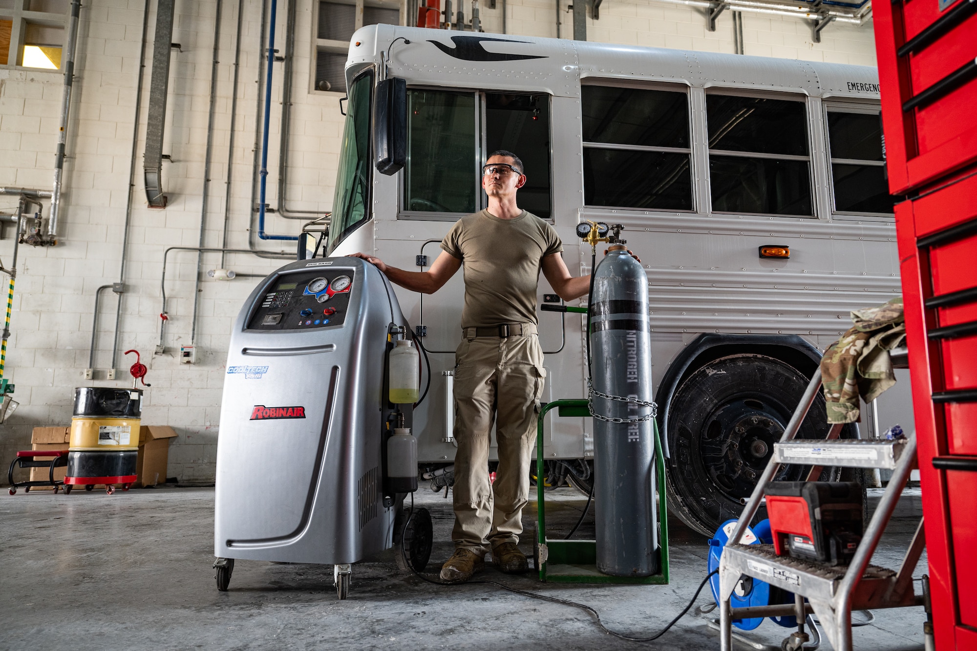 379th ELRS vehicle maintenance implements innovative nitrogen gas ...