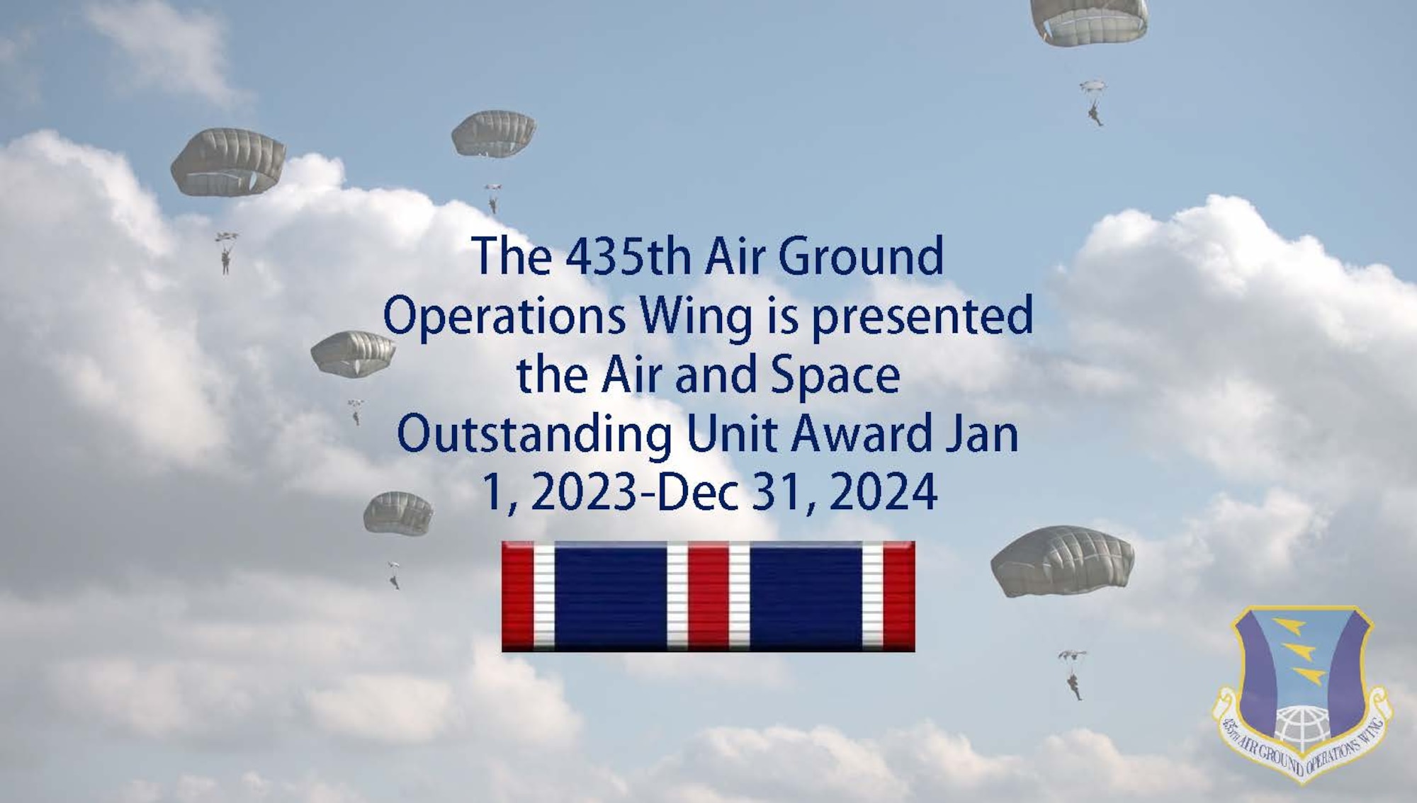 435 AGOW earns Air and Space Outstanding Unit Award