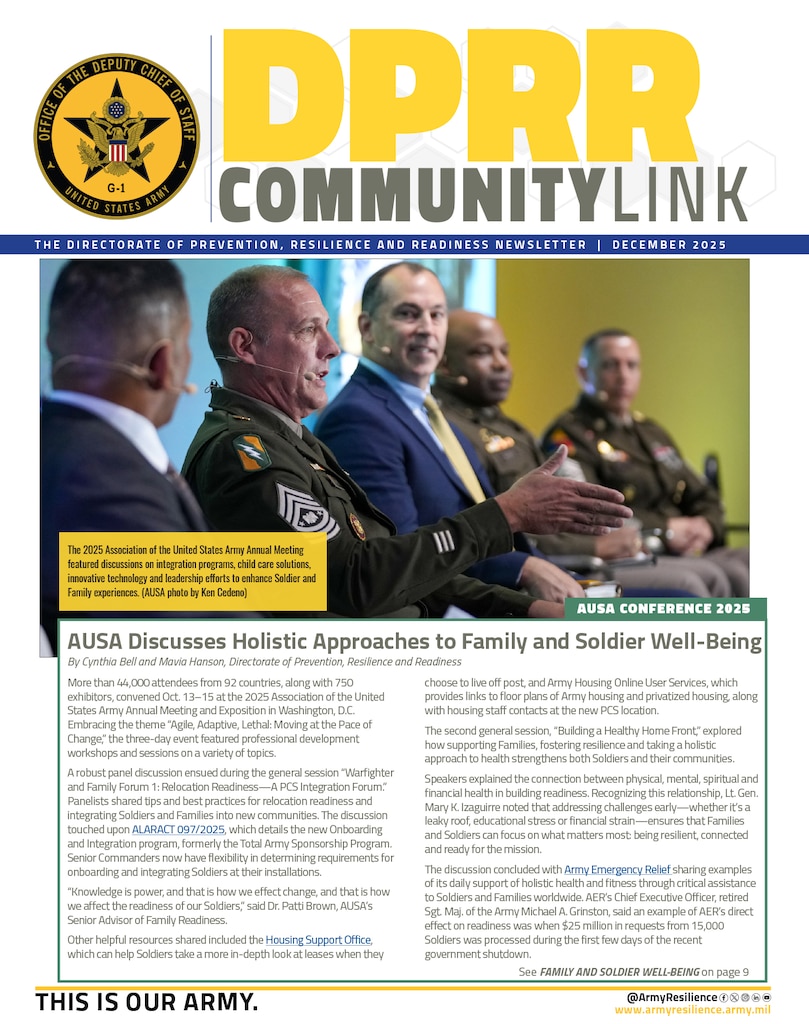 DPRR Community Link Newsletter - December 2025