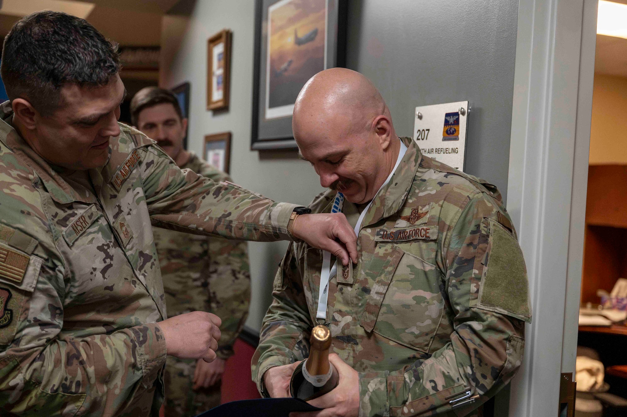 New chief select gets recognized for selection.