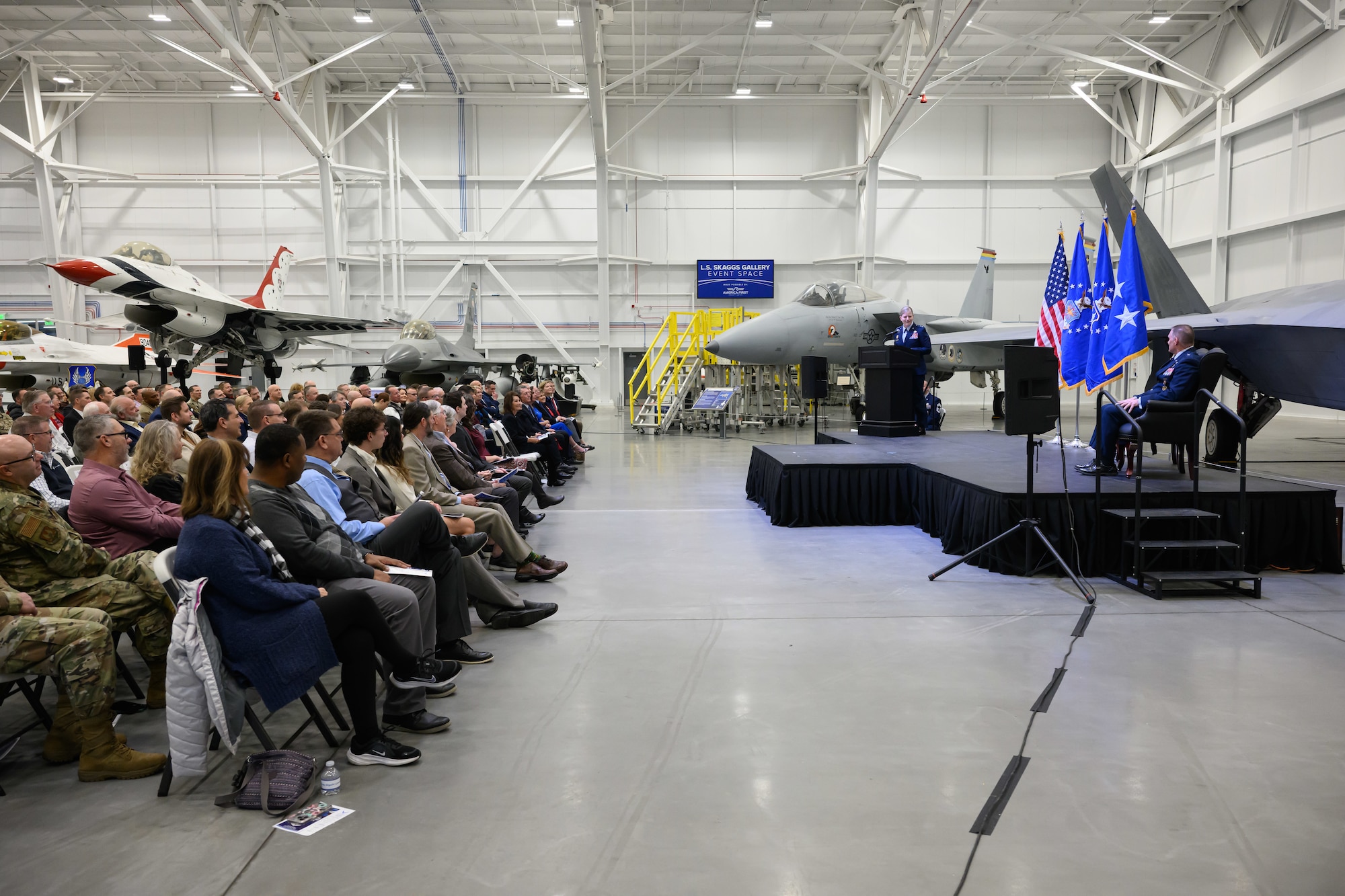 Brig. Gen. G. Hall Sebren assumed command of the Ogden Air Logistics Complex during a Jan. 6 ceremony at the Hill Aerospace Museum.