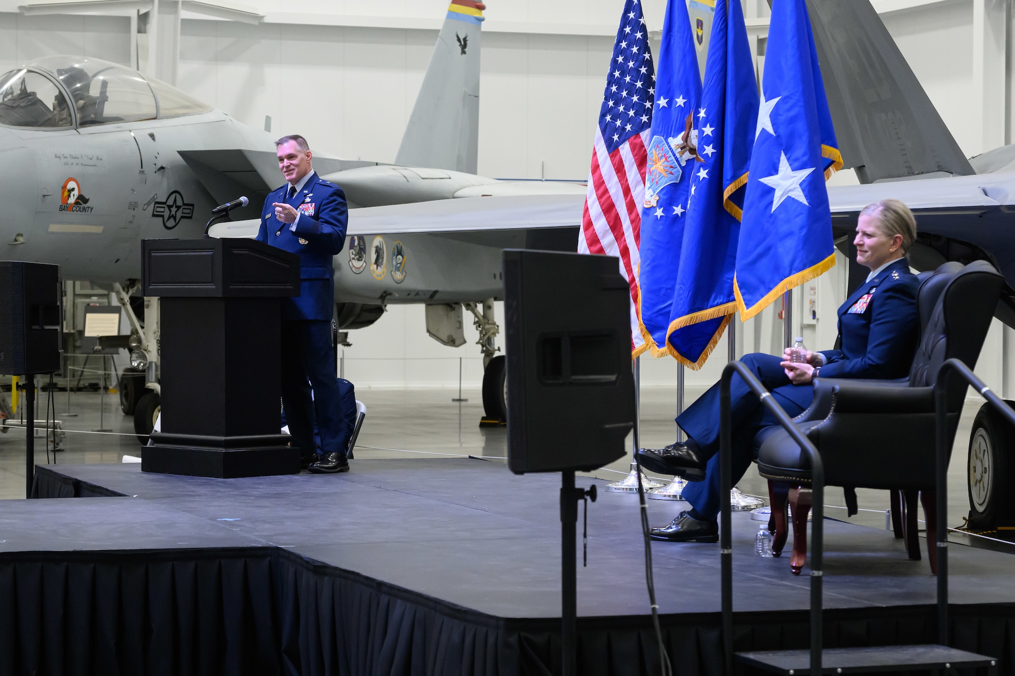 Brig. Gen. G. Hall Sebren assumed command of the Ogden Air Logistics Complex during a Jan. 6 ceremony at the Hill Aerospace Museum.
