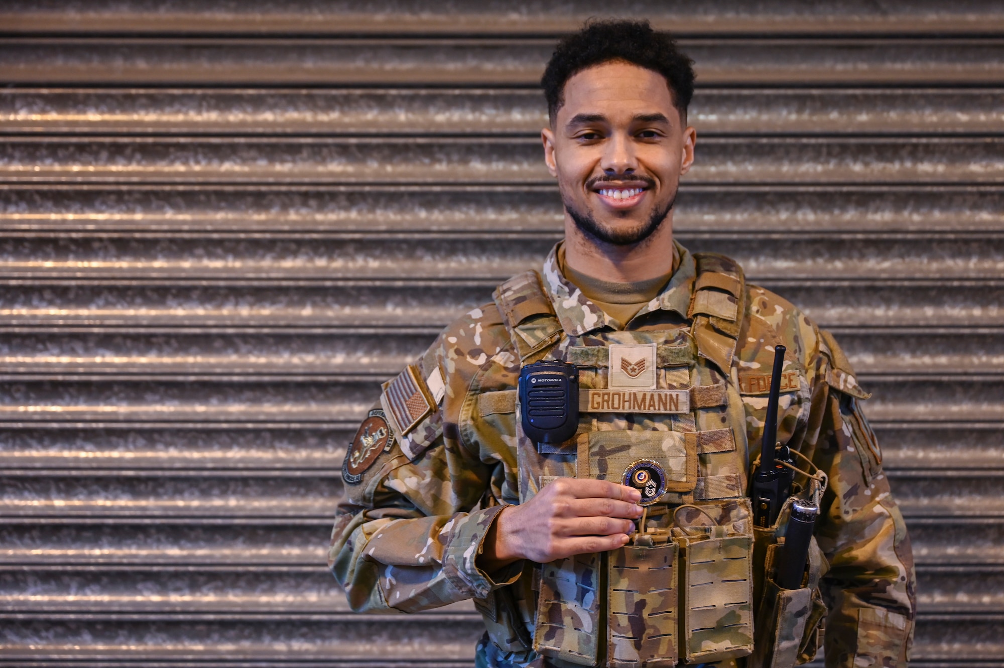 Grohmann was recognized for providing emergency medical support, saving the lives of two U.K. citizens.