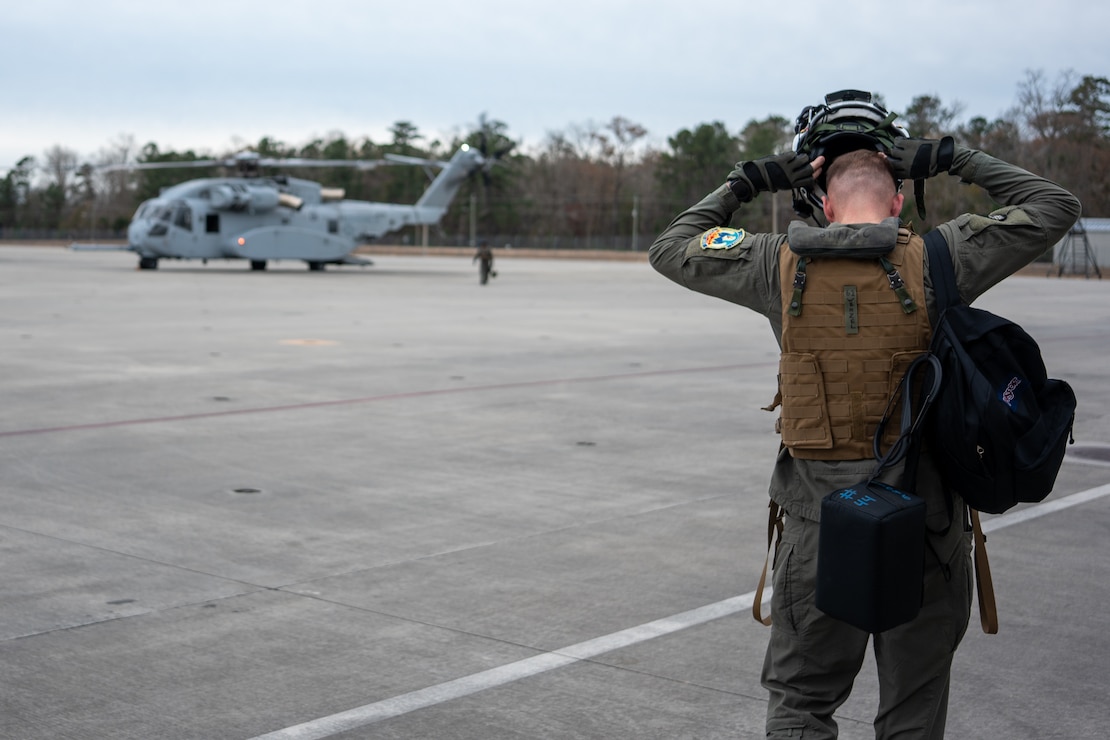 HMHT-302 provides foundational training for new CH-53K pilots arriving from flight school and for pilots and aircrew transitioning from the CH-53E Super Stallion helicopter. (U.S. Marine Corps photo by Staff Sgt. Maximiliano Rosas)